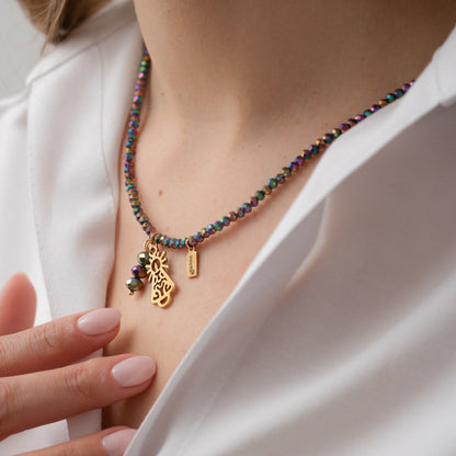 Pulsera Dolce Virgen del Pilar Dorada