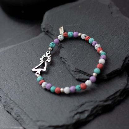 Pulsera Virgen del Pilar acero