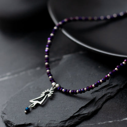 Collar Virgen del Pilar acero
