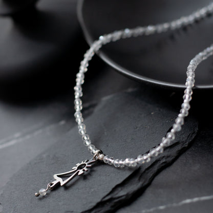 Collar Virgen del Pilar acero