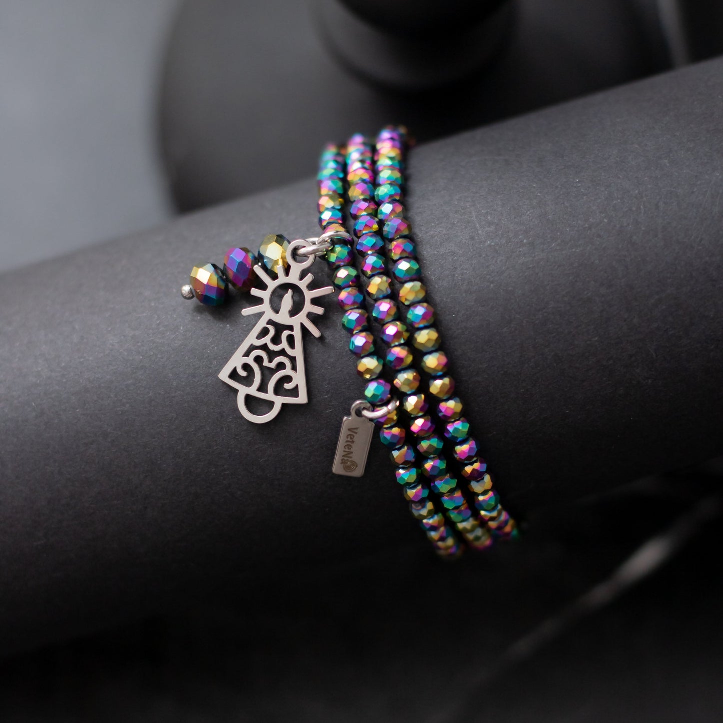 Pulsera Dolce Virgen del Pilar Plateada