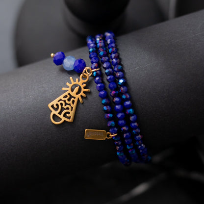 Pulsera Dolce Virgen del Pilar Dorada