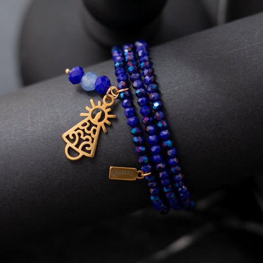 PULSERA DOLCE VIRGEN DEL PILAR DORADA
