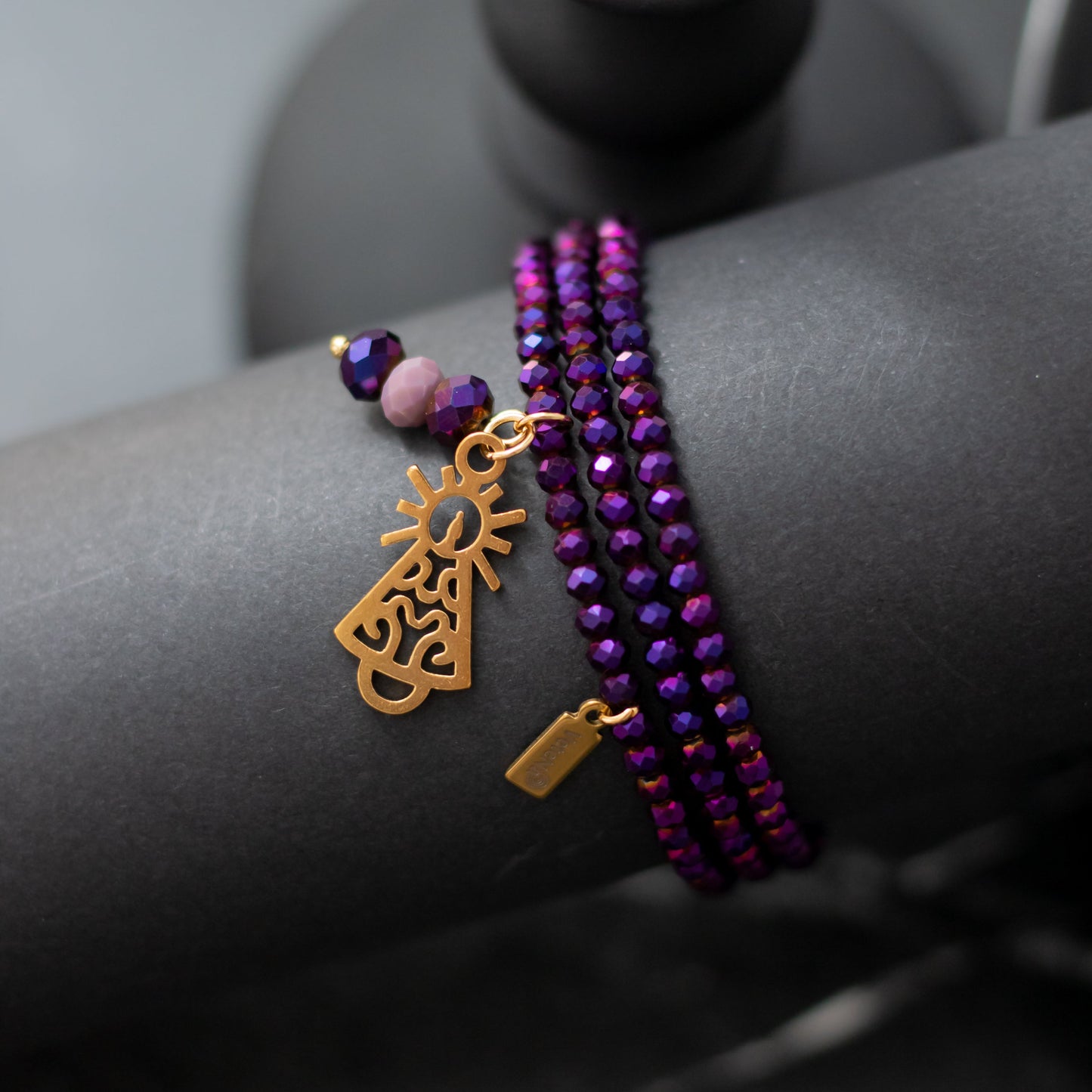 Pulsera Dolce Virgen del Pilar Dorada