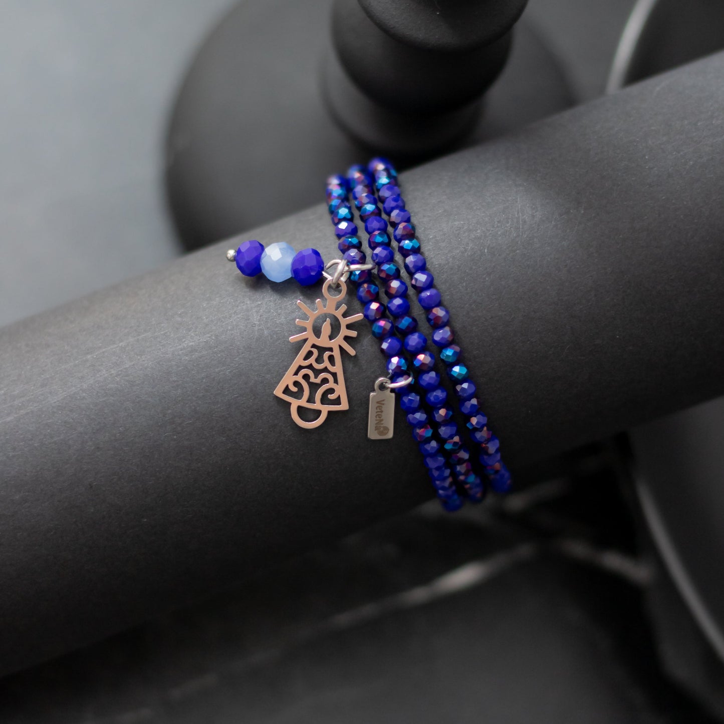 Pulsera Dolce Virgen del Pilar Plateada