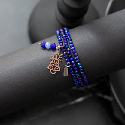 Pulsera Dolce Virgen del Pilar Plateada