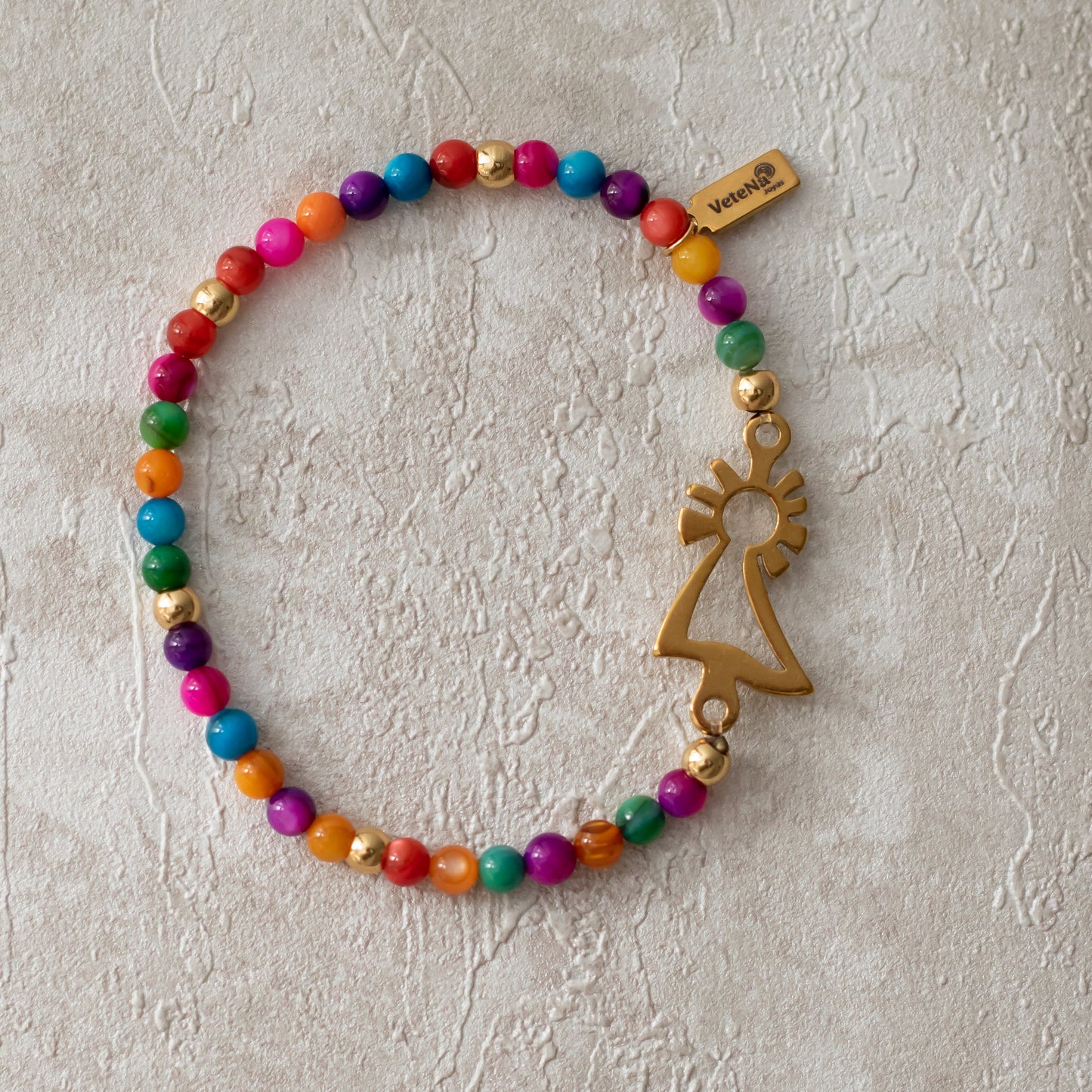 Pulsera Virgen del Pilar cristal