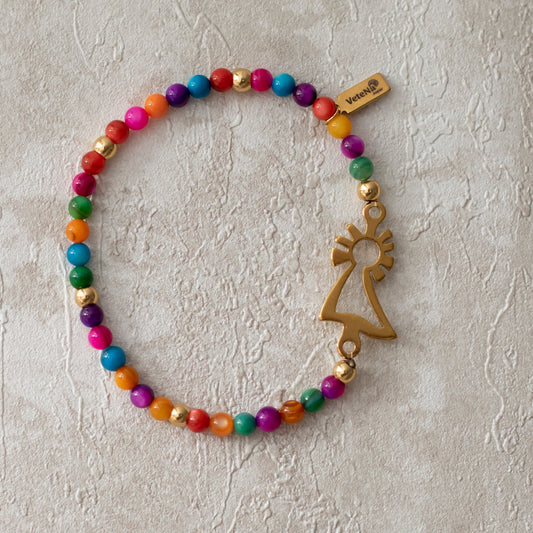 Pulsera Virgen del Pilar cristal