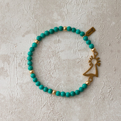 Pulsera Virgen del Pilar cristal