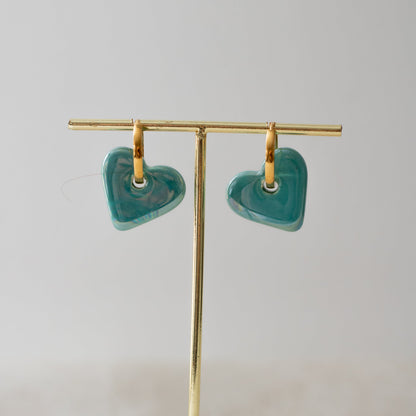 Pendientes Corazón Griego