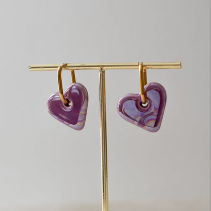 Pendientes Corazón Griego