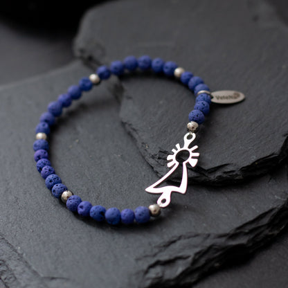 Pulsera Virgen del Pilar acero