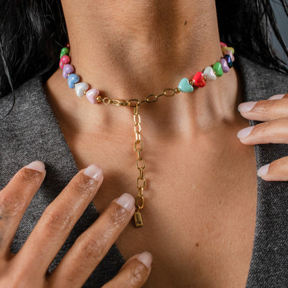 Collar Corazón Verano