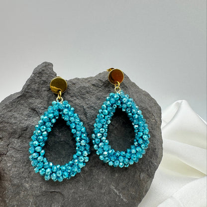 Pendiente Maxigota cristal