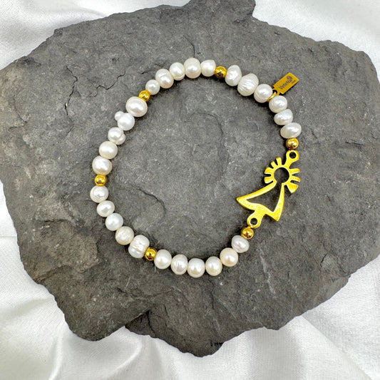 Pulsera Virgen Perlas