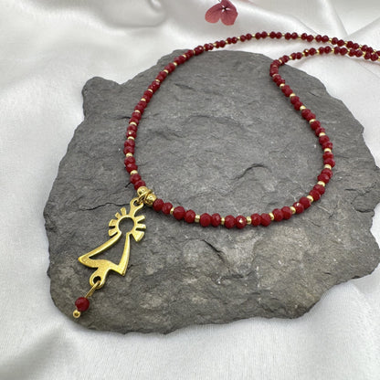 Collar Virgen del Pilar oro