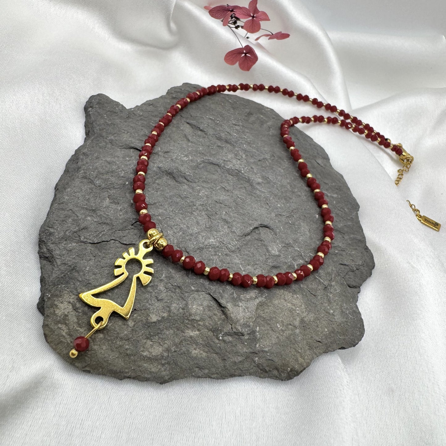 Collar Virgen del Pilar oro