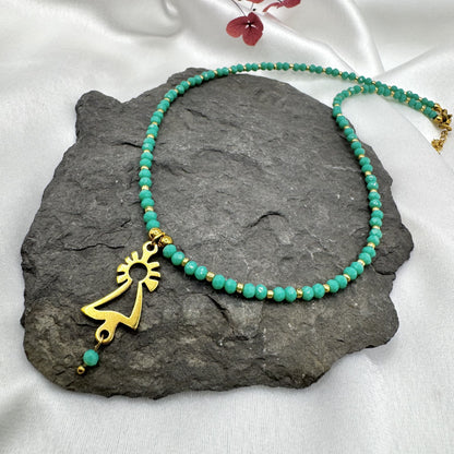 Collar Virgen del Pilar oro