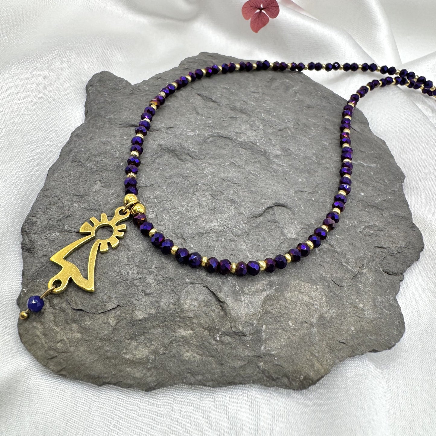 Collar Virgen del Pilar oro