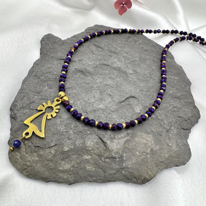 Collar Virgen del Pilar oro