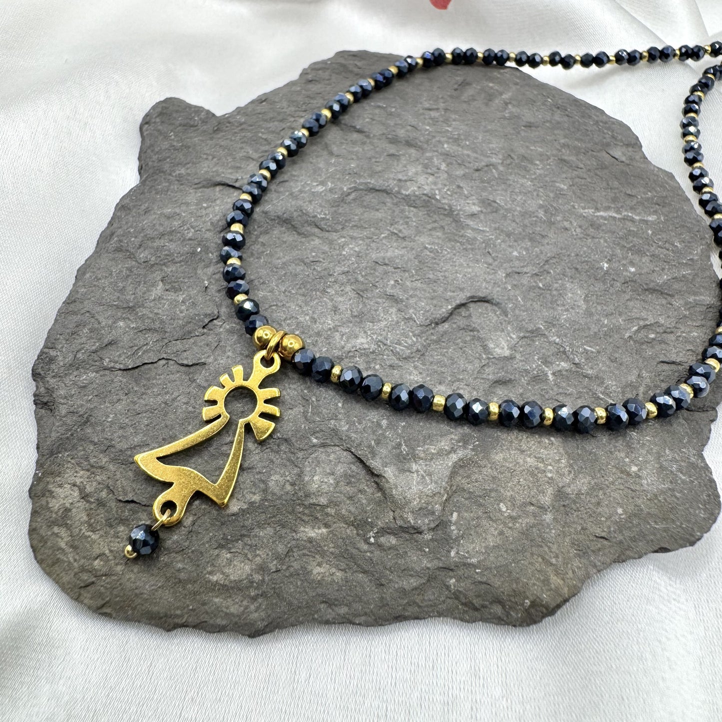 Collar Virgen del Pilar oro