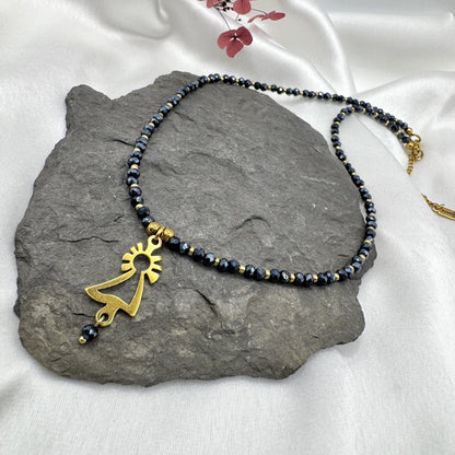 Collar Virgen del Pilar oro