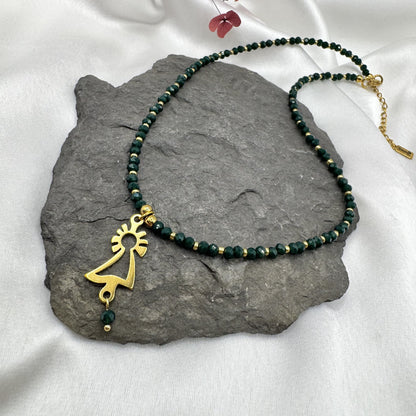 Collar Virgen del Pilar oro