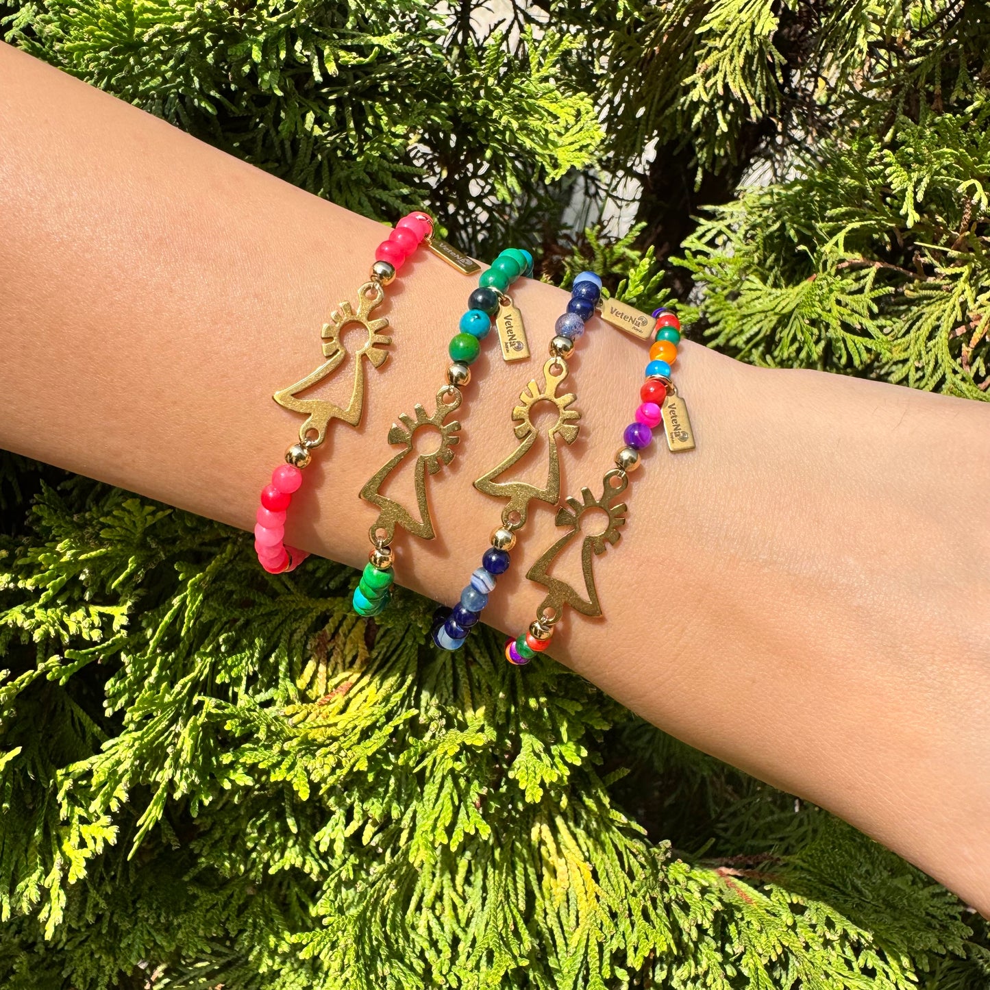 Pulsera Virgen del Pilar cristal