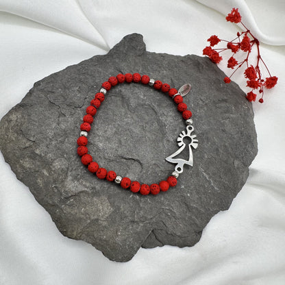 Pulsera Virgen del Pilar acero