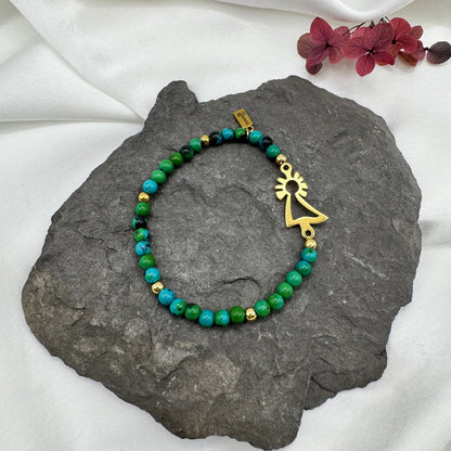 Pulsera Virgen del Pilar cristal