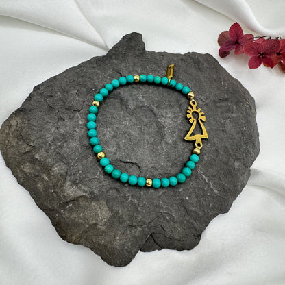 Pulsera Virgen del Pilar cristal