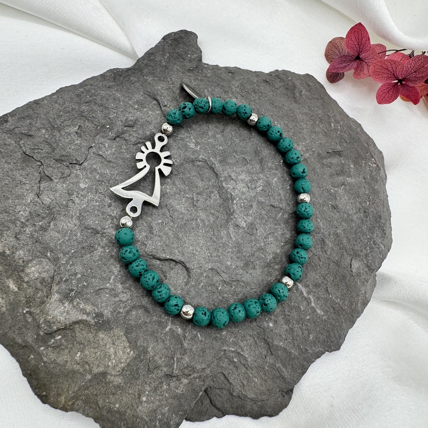 Pulsera Virgen del Pilar acero