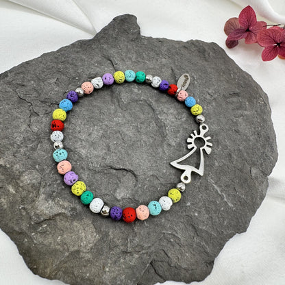 Pulsera Virgen del Pilar acero