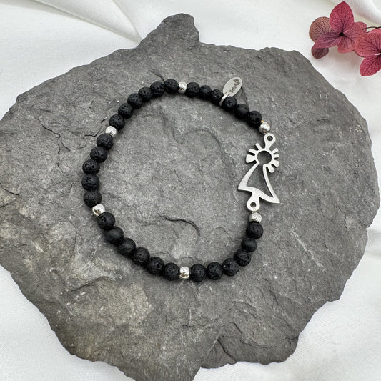 Pulsera Virgen del Pilar acero