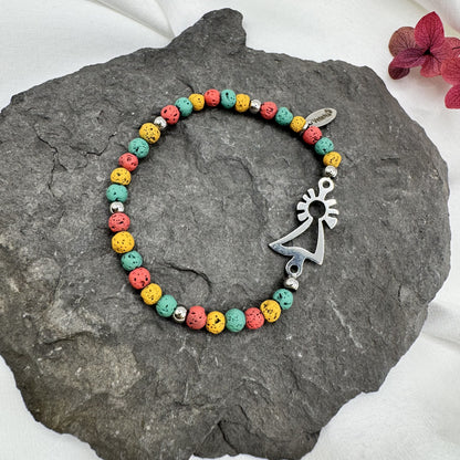 Pulsera Virgen del Pilar acero