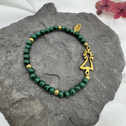 Pulsera Virgen del Pilar cristal