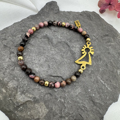 Pulsera Virgen del Pilar cristal