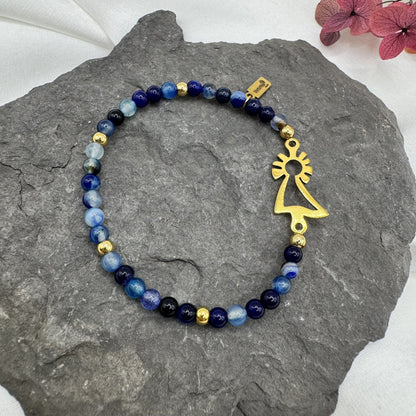 Pulsera Virgen del Pilar cristal