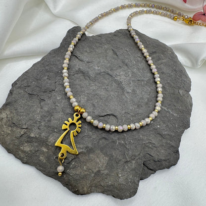 Collar Virgen del Pilar oro