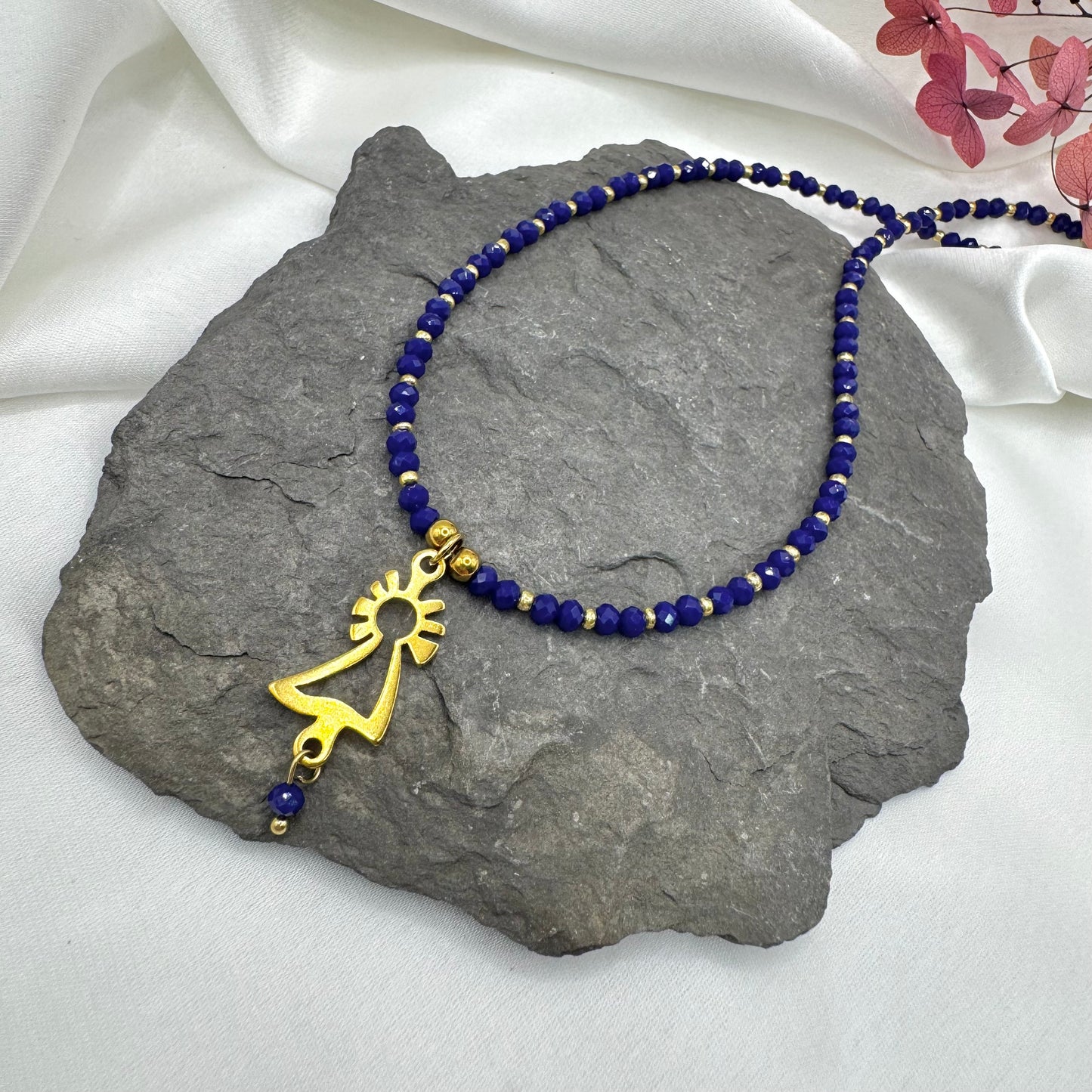 Collar Virgen del Pilar oro