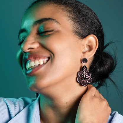 Pendientes Hibisco Deluxe