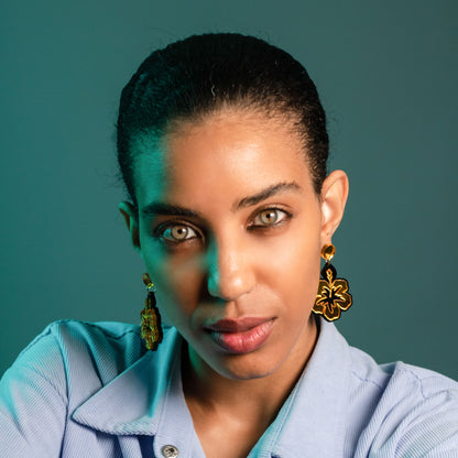 Pendientes Hibisco Deluxe