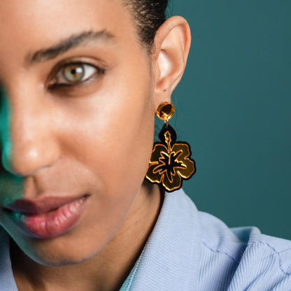 Pendientes Hibisco Deluxe