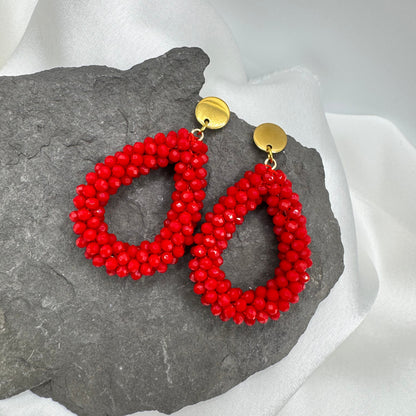 Pendiente Maxigota cristal