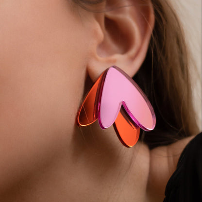 Pendientes Maxi corazón Deluxe