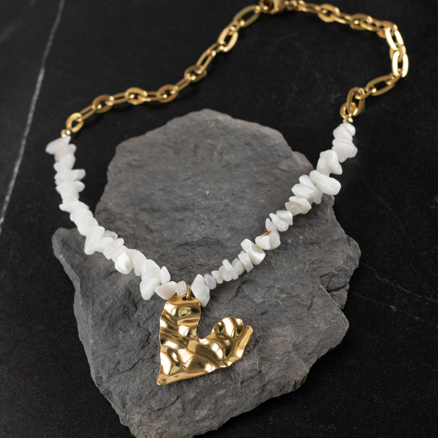 Collar Cuarzo Blanco