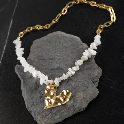 Collar Cuarzo Blanco