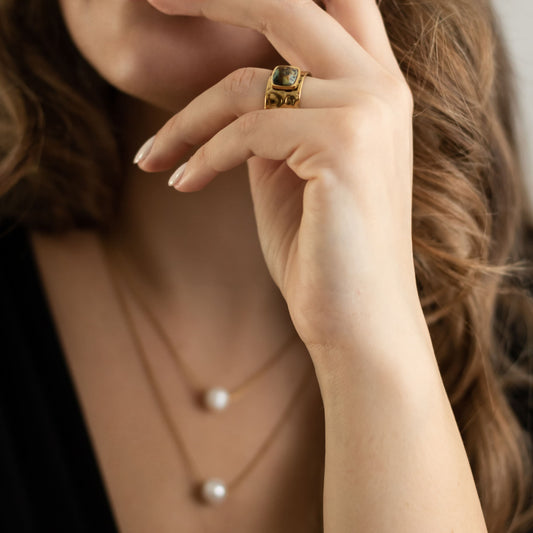 Collar Nerea y Anillo íkaro