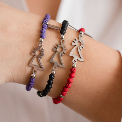 Pulsera Virgen del Pilar acero