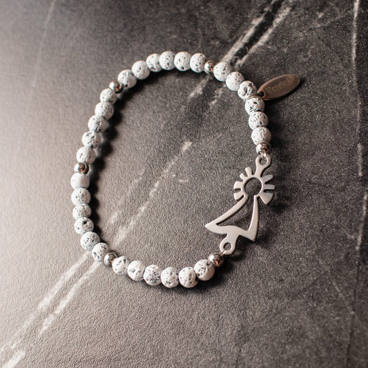 Pulsera Virgen del Pilar acero